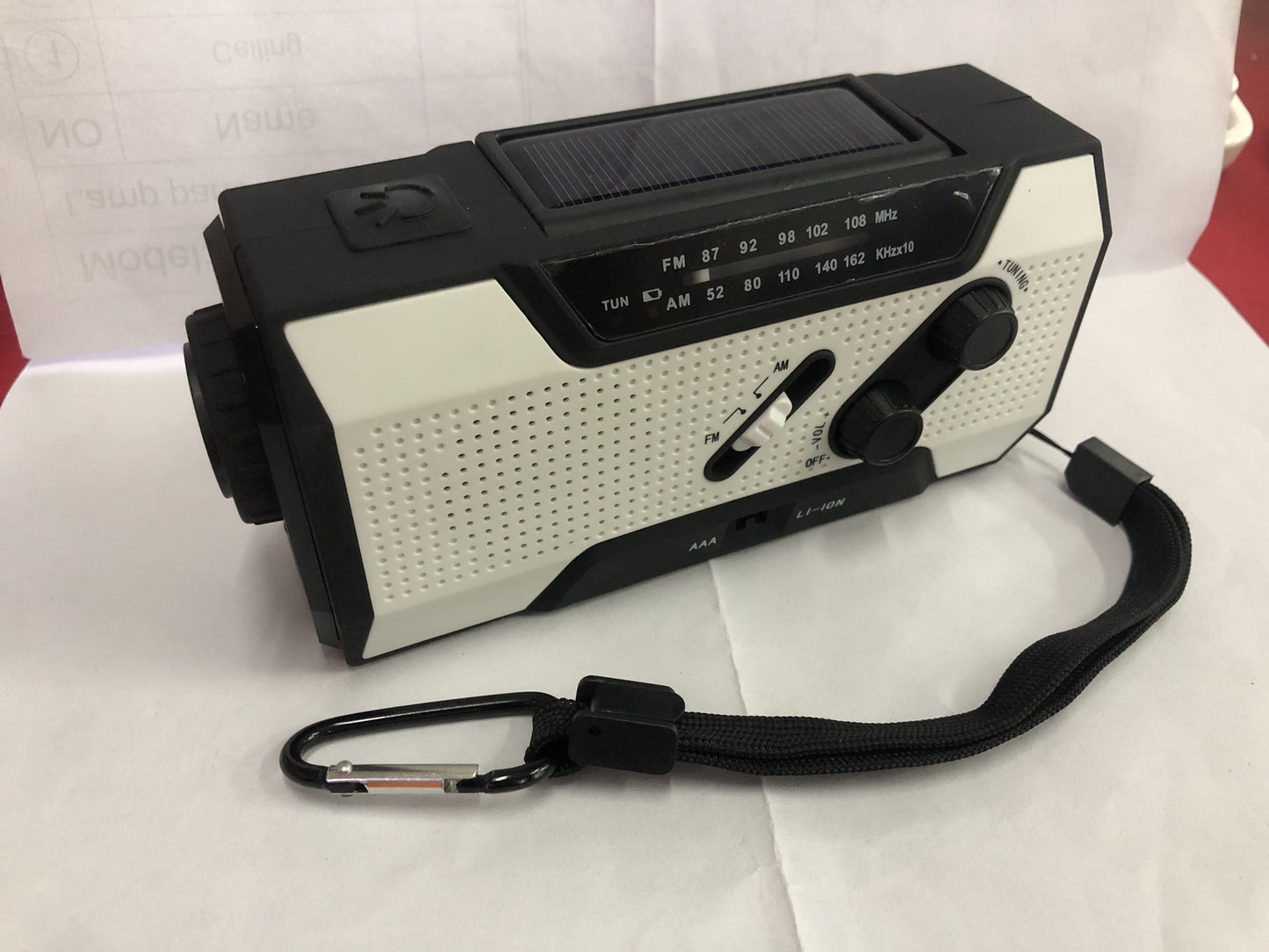 ABS Portable Disaster-Ready Radio