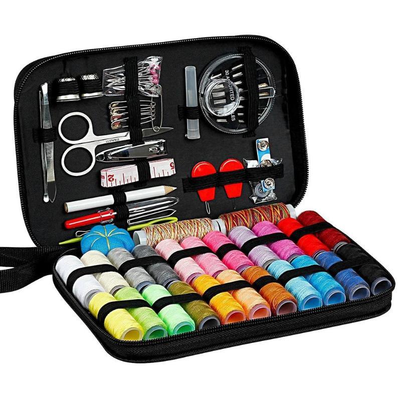 All-in-One Portable Sewing Kit with Colorful Threads