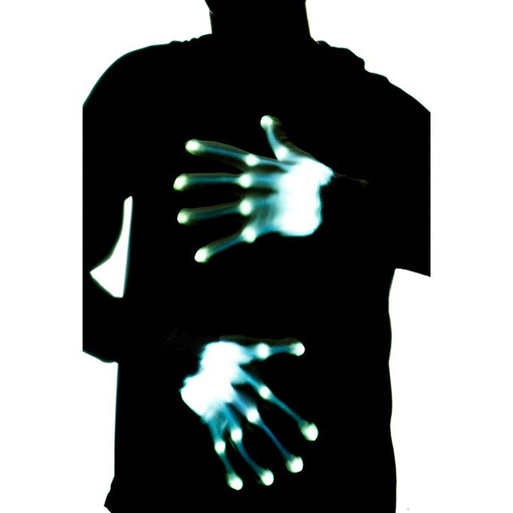 LED Skeleton Hand Gloves