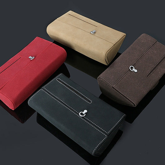 Magnetic Suede Car Storage Box