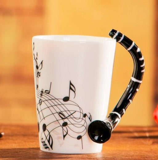 Musical Handle Coffee Cup