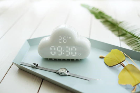 Cute Cloud LED Alarm Clock