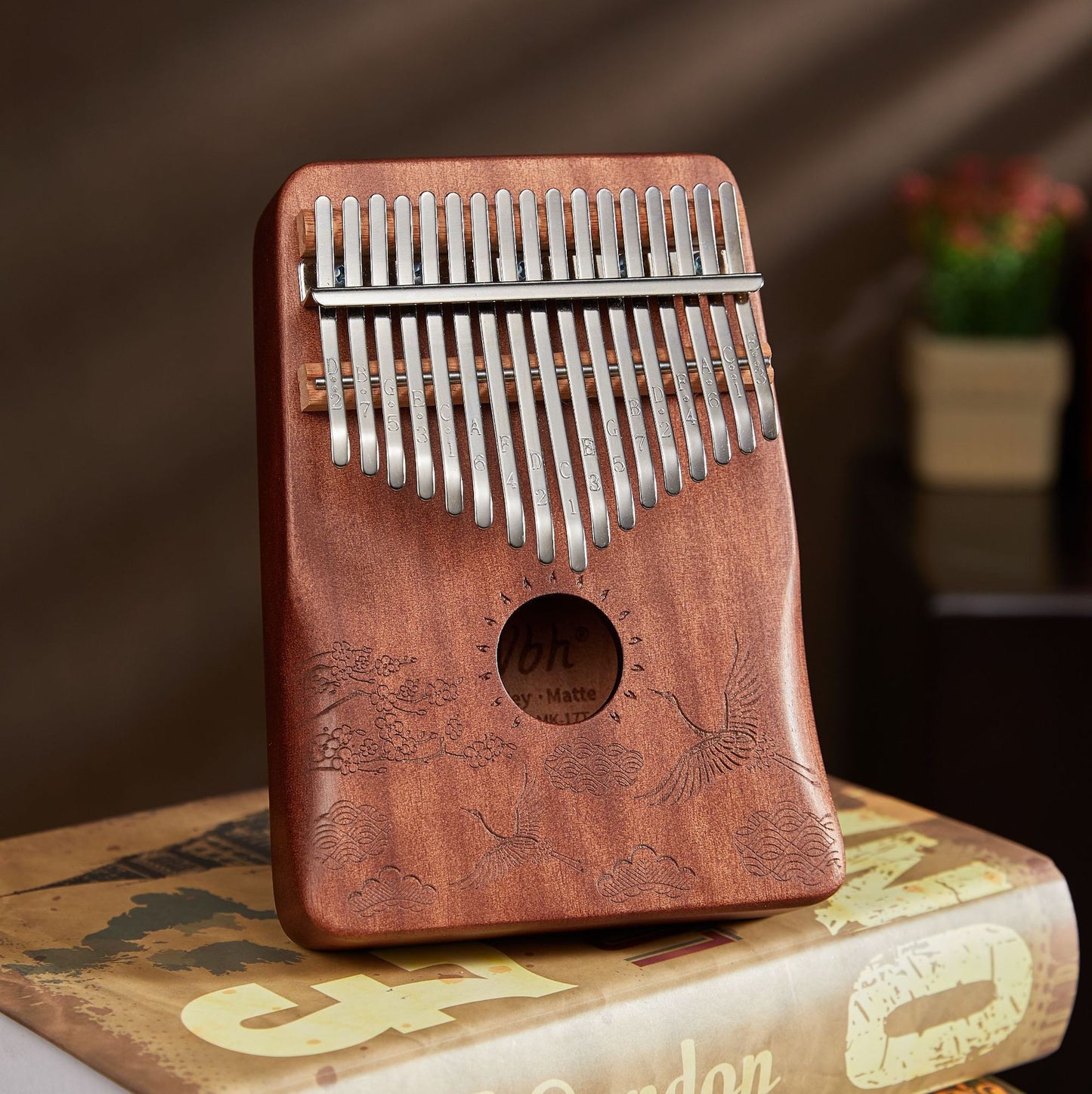 Artistic Mahogany 17 Keys Kalimba