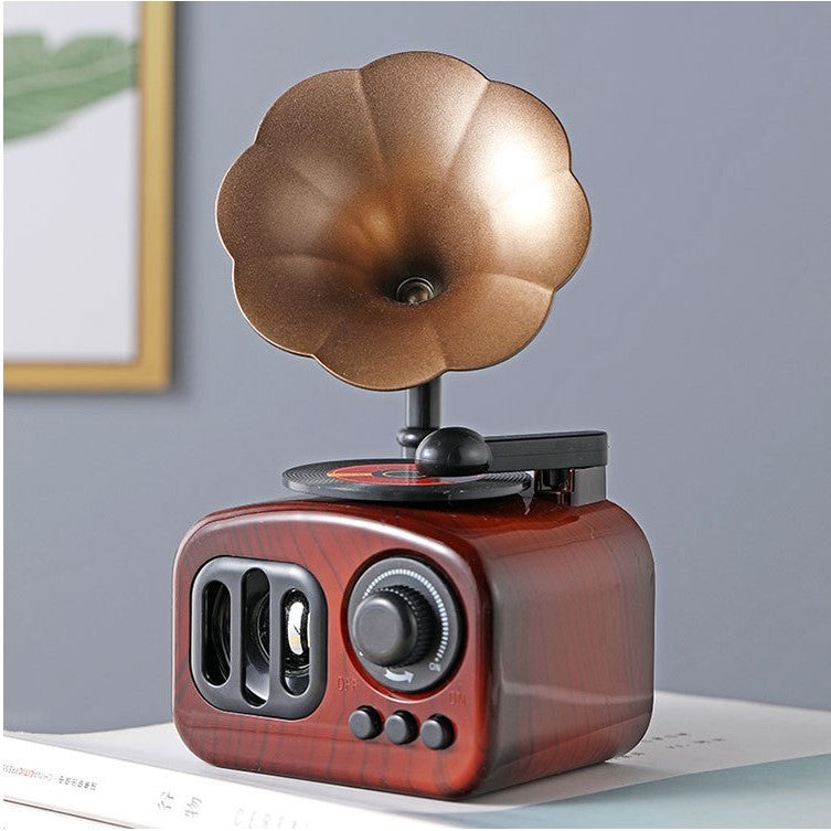 Retro Gramophone Ornament Music Box