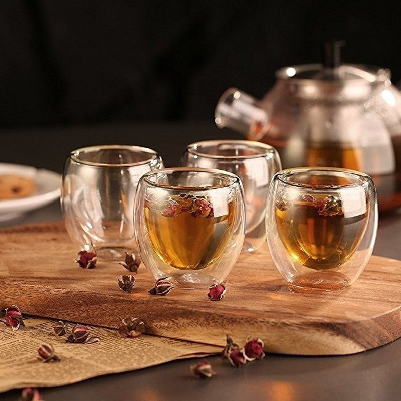 Minimalist Double Wall Glass Set