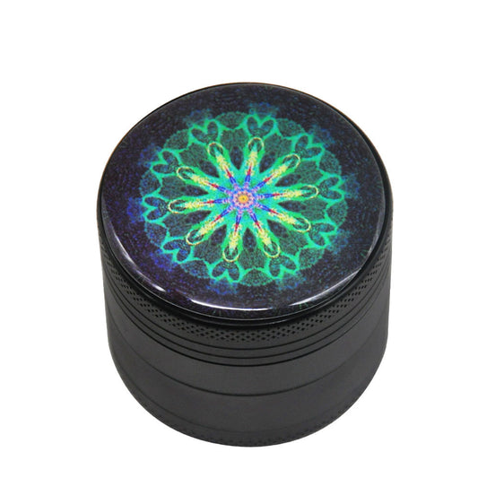 Vortex Pattern Aluminum Grinder