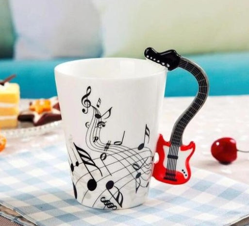 Musical Handle Coffee Cup