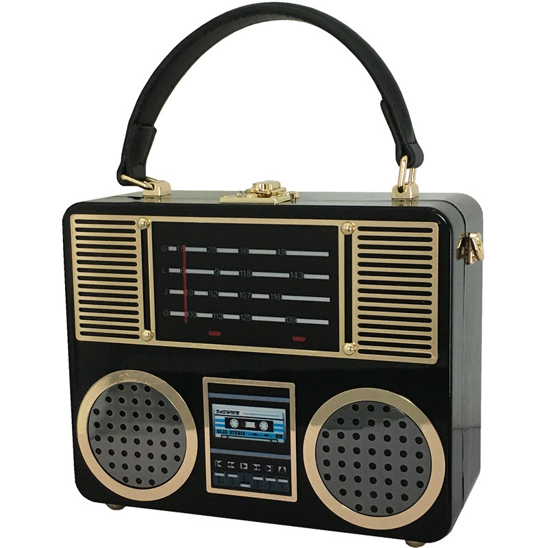 Glossy Acrylic Radio Crossbody