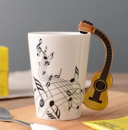Musical Handle Coffee Cup