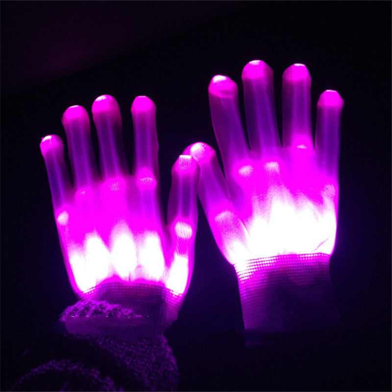 LED Skeleton Hand Gloves