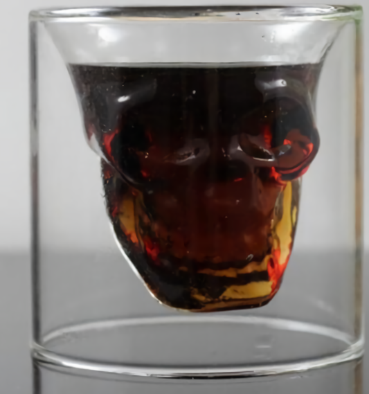 Doomed Shot Glass – The Floating Skull