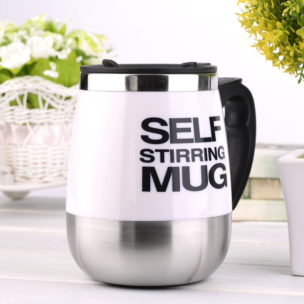 Battery-Powered Self-Stirring Mug