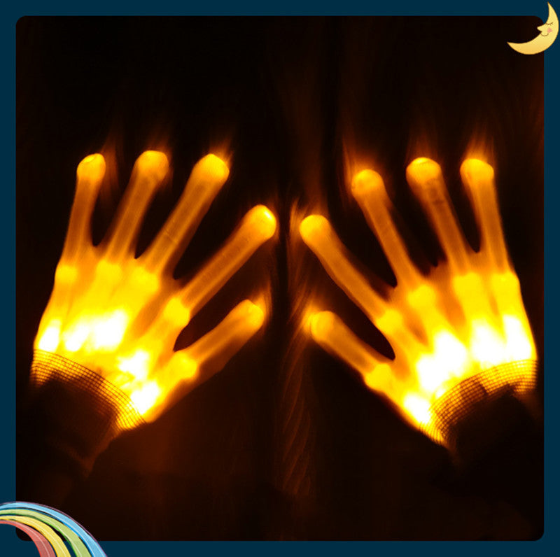 LED Skeleton Hand Gloves