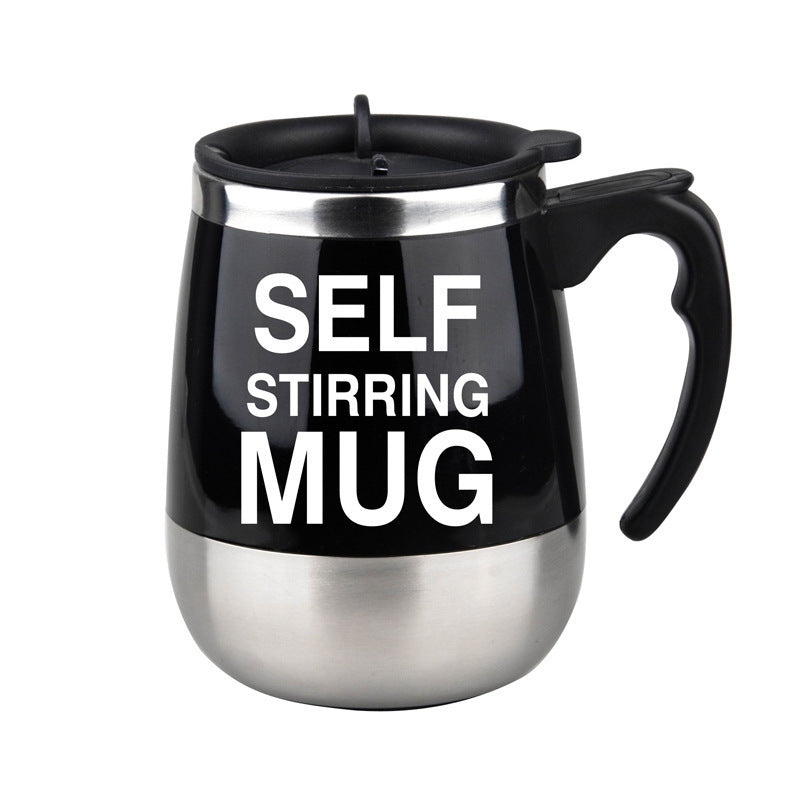 Battery-Powered Self-Stirring Mug
