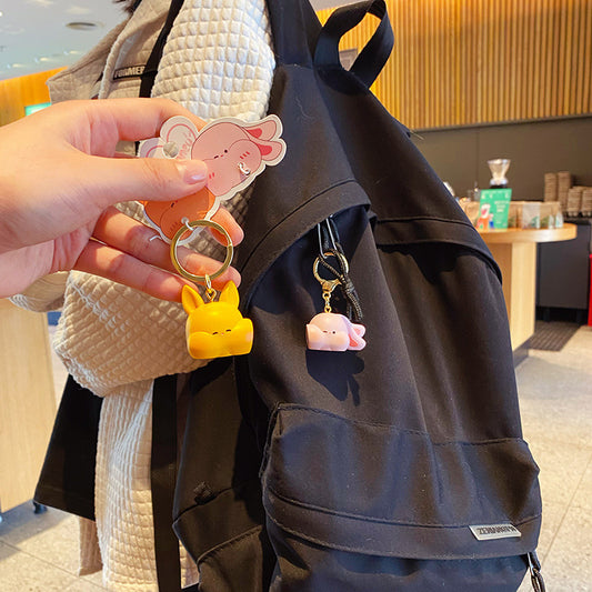 Matching Sets Pair of Cartoony Keychains