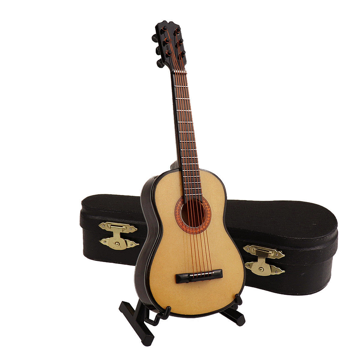 Miniature Guitar Decoration with Case