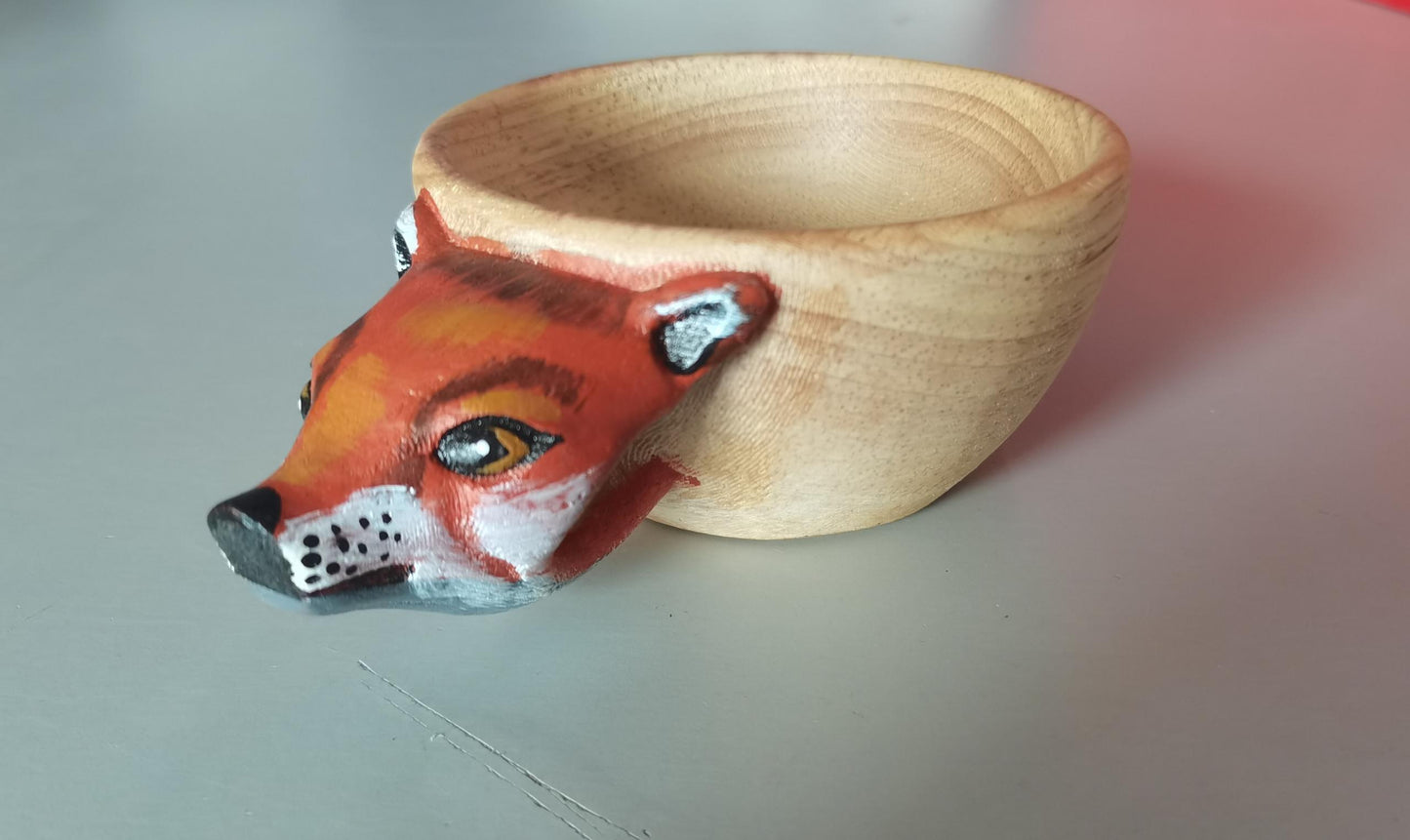 Handmade Scandinavian Kuksa Wooden Mug