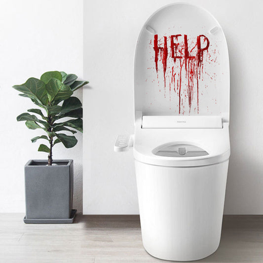 Bloody “HELP” Horror Wall Sticker