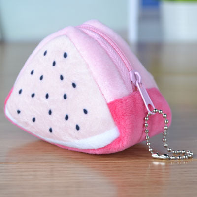 Fruit-Themed Cute Fluffy Small Wallet/Bag