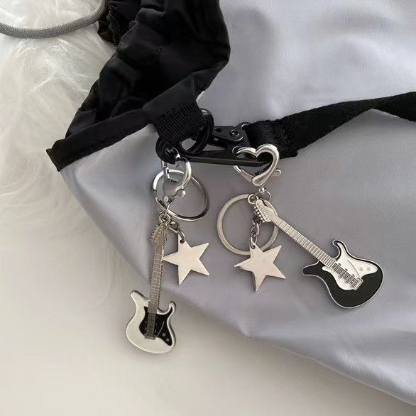 Electric Guitar Keychain