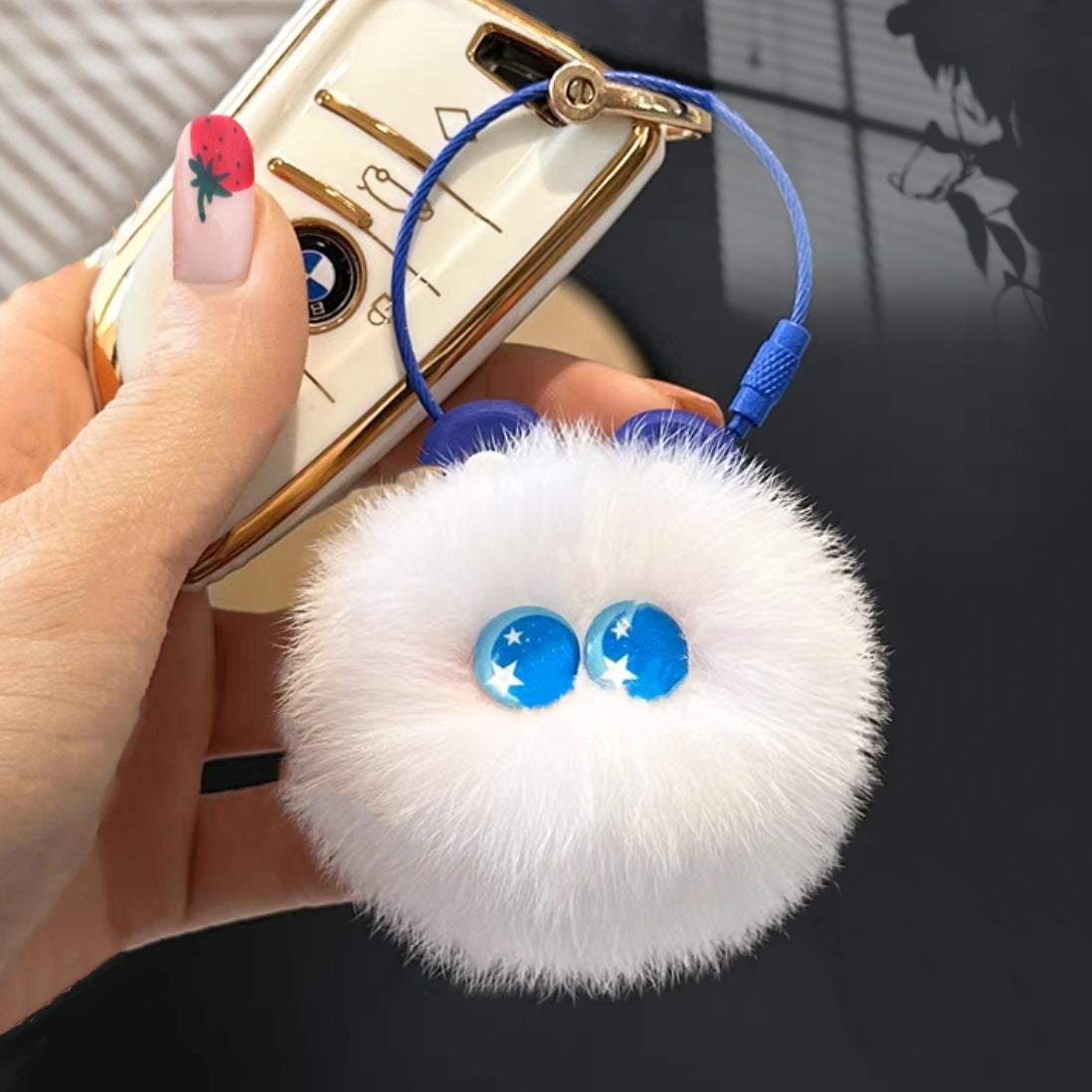 Hair Bulb Keychain