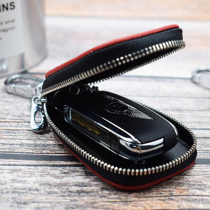 Leather Key Case – Ganesha Pouch Elephant-Inspired Design