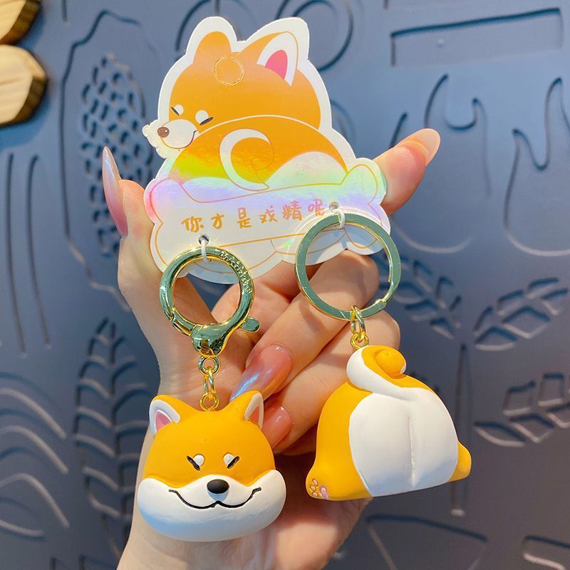 Matching Sets Pair of Cartoony Keychains