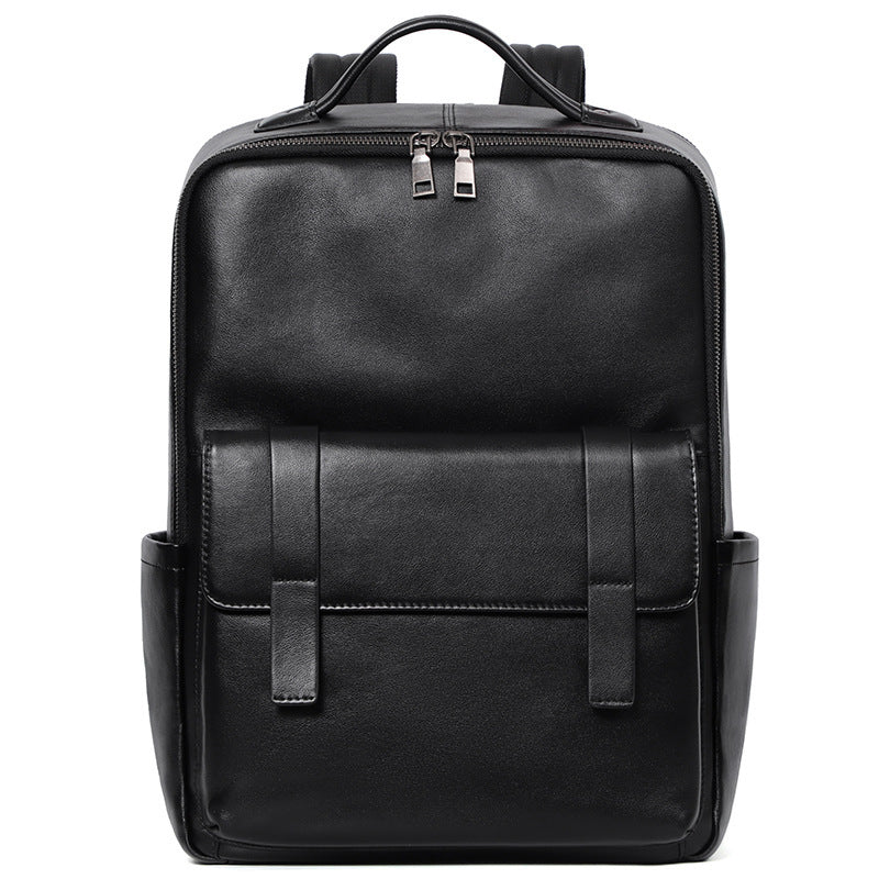 Executive Genuine Leather Laptop Backpack