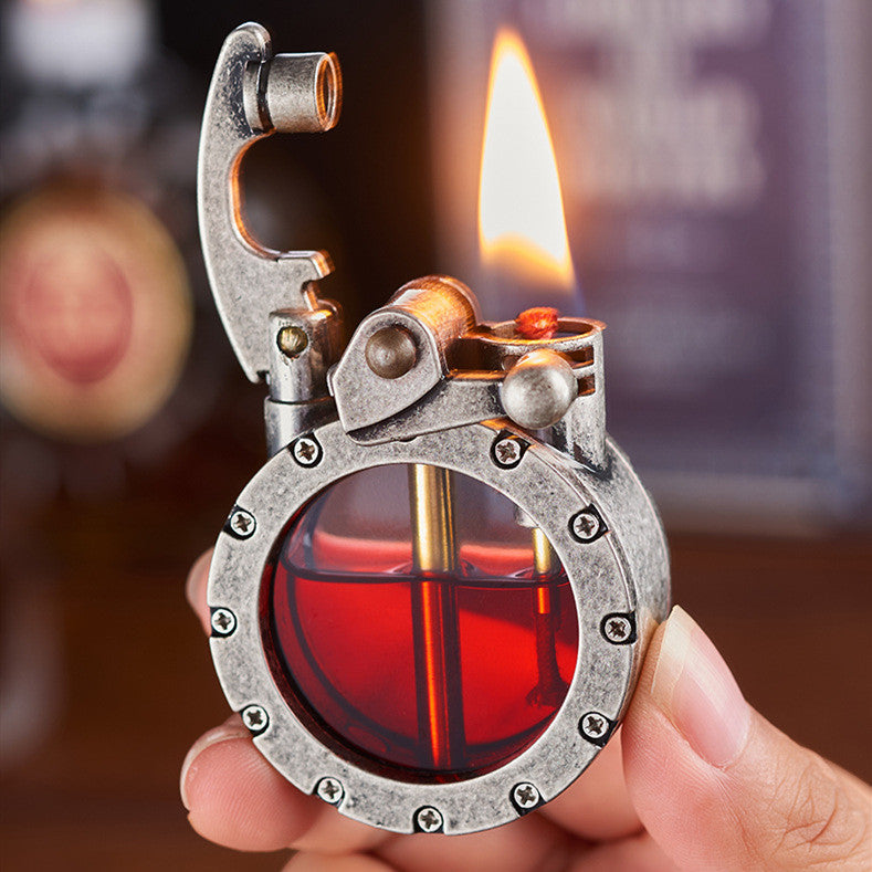 Antique Steampunk Kerosene Lighter