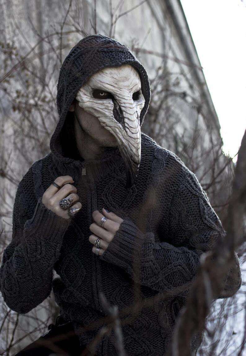 Gothic Plague Doctor Beak Mask
