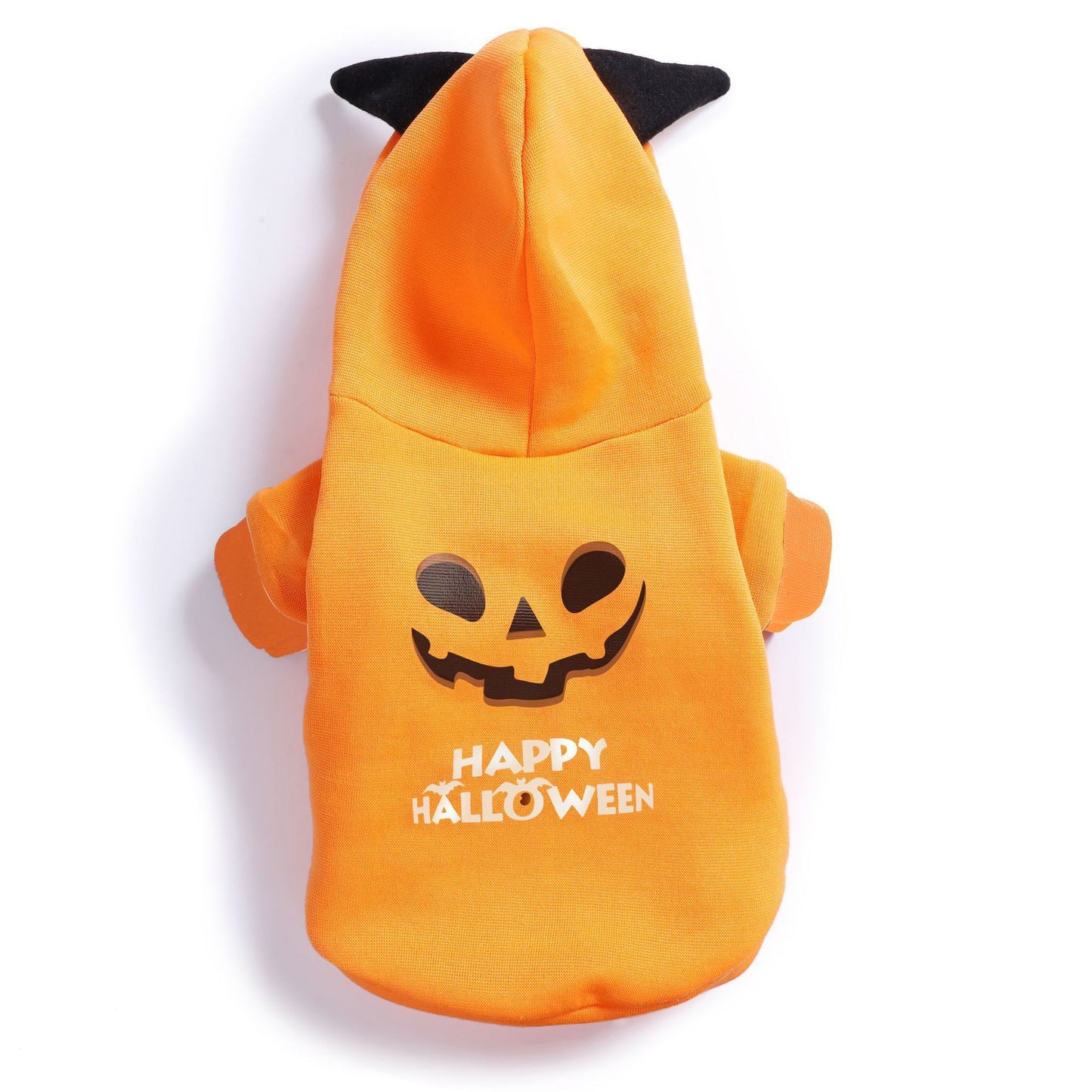 Cozy Flannel Pumpkin Pet Hoodie