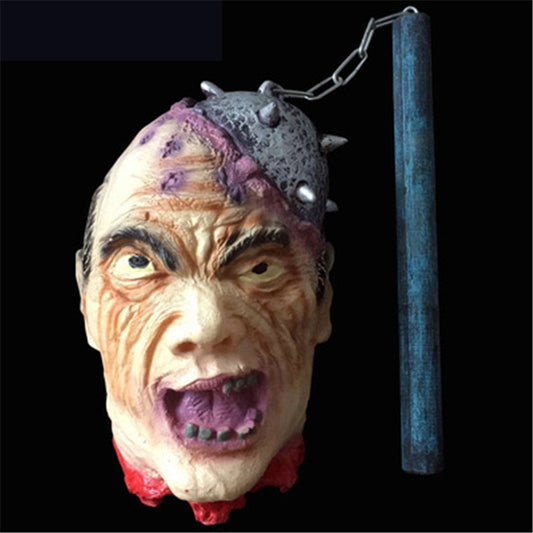 Horror Hanging Decapitated Head Prop