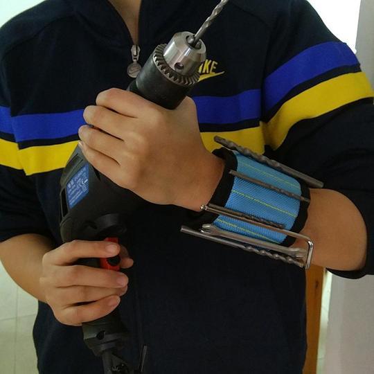 1680D Magnetic Work Wristband
