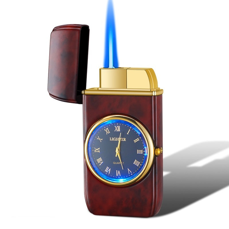 LED Watch + Windproof Lighter Combo