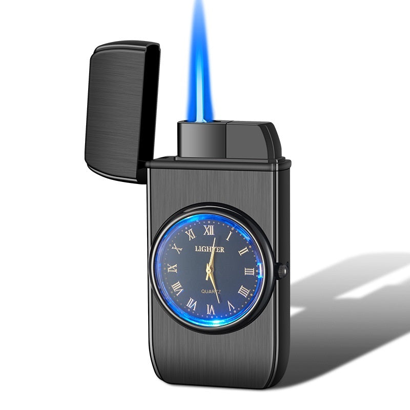 LED Watch + Windproof Lighter Combo
