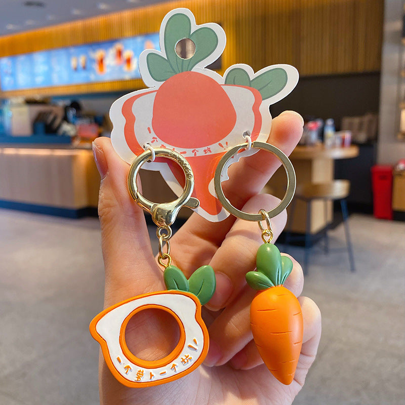 Matching Sets Pair of Cartoony Keychains