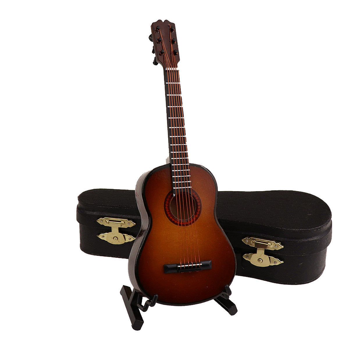 Miniature Guitar Decoration with Case