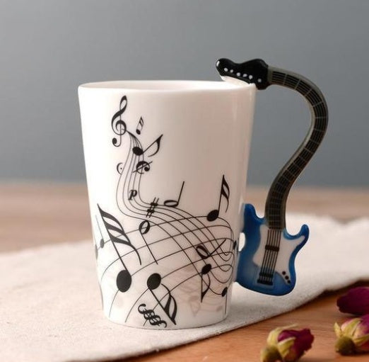 Musical Handle Coffee Cup