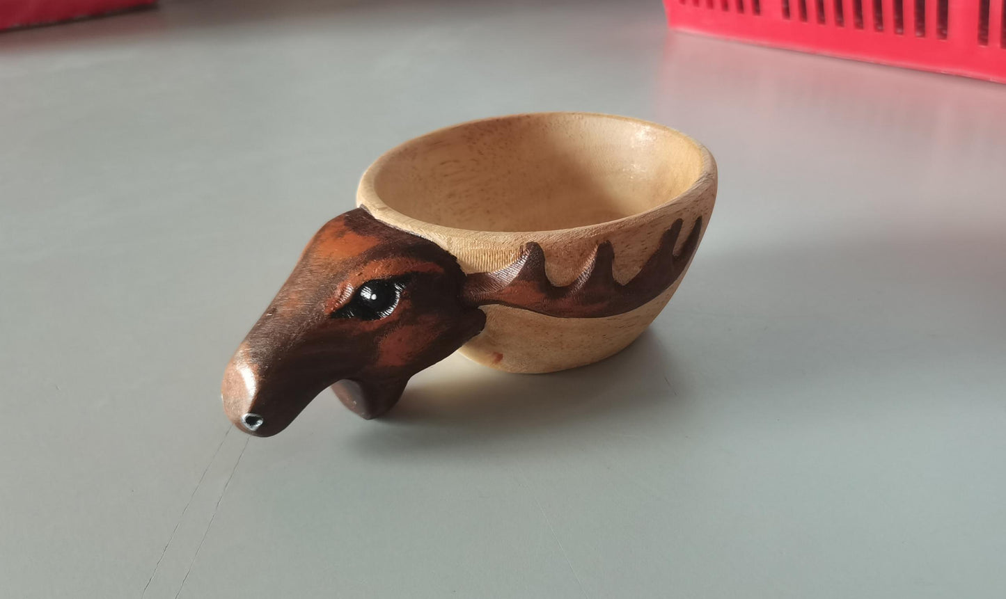 Handmade Scandinavian Kuksa Wooden Mug