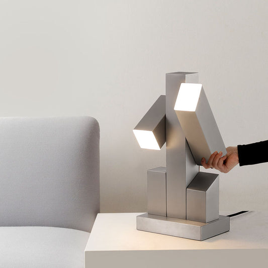 Modern Sculptural Bauhaus LED Lamp