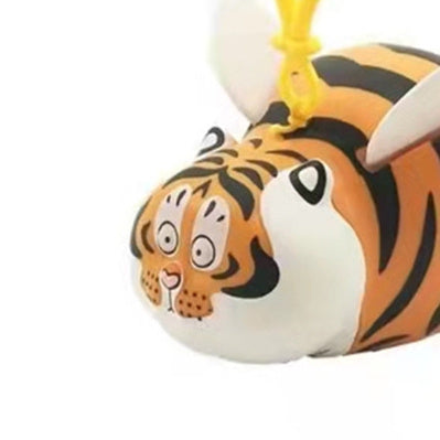 Chunky Flying Tiger Keychain