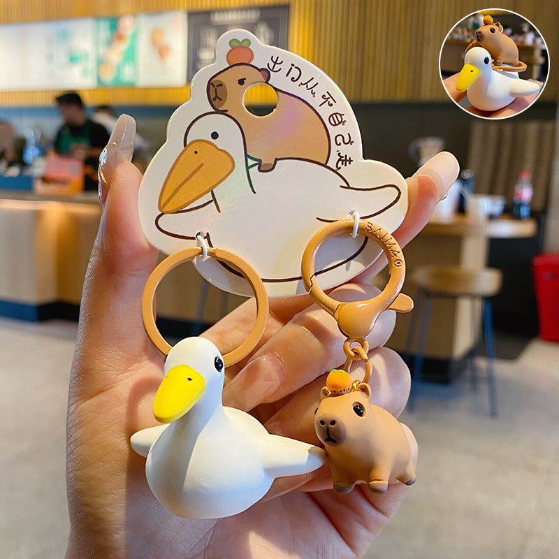 Matching Sets Pair of Cartoony Keychains