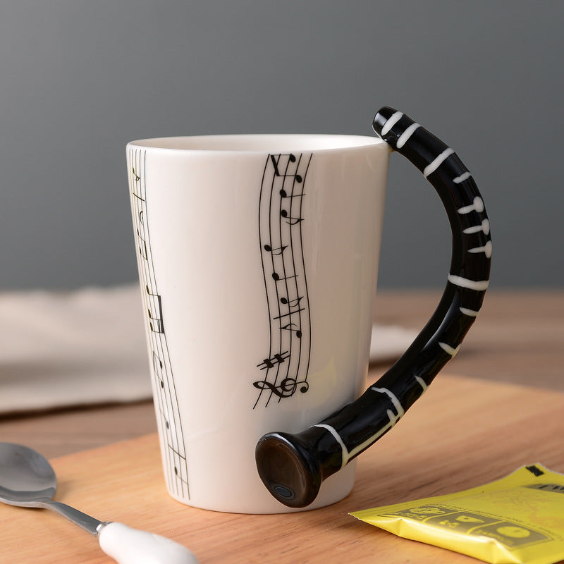 Musical Handle Coffee Cup