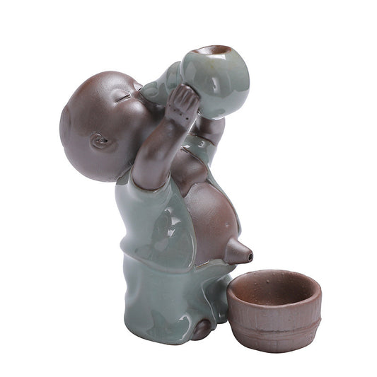 Fu Lu Boy Backflow Incense Burner