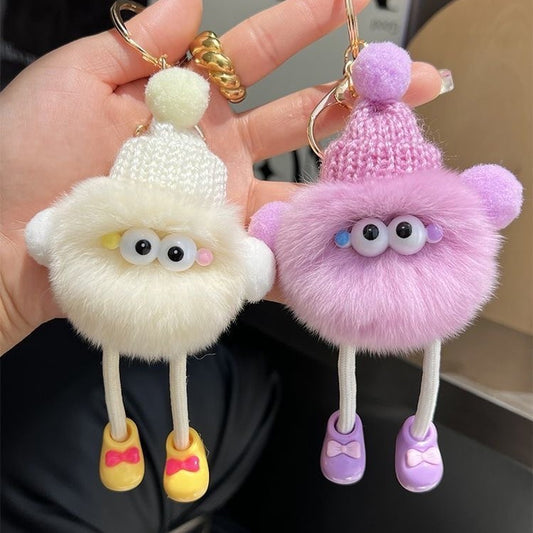 Long Feet Cute Plush Keychain