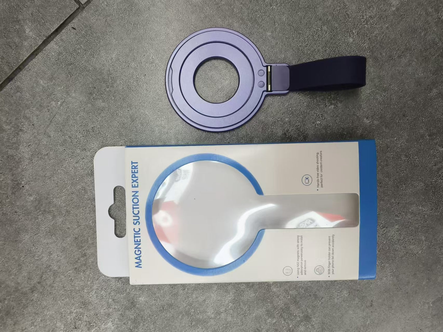 Portable MagSafe Magnetic Phone Grip Stand