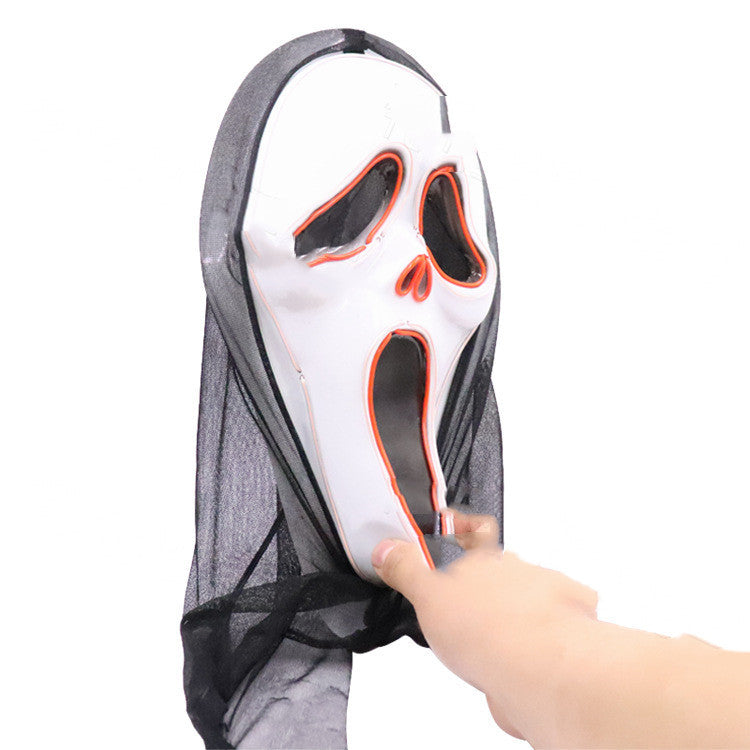 LED Glowing Scream Mask