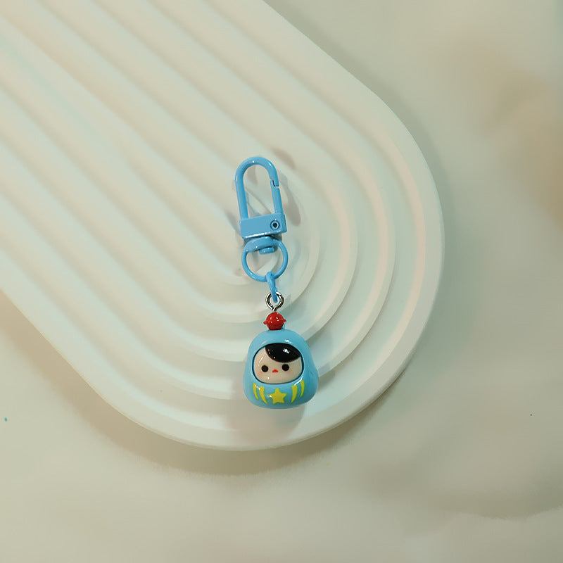 Cartoon Dolls Resin Keychains