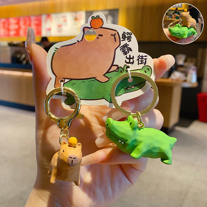 Matching Sets Pair of Cartoony Keychains