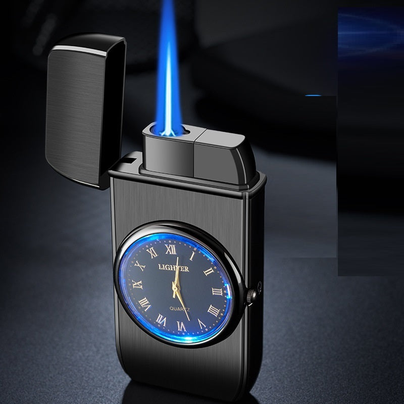 LED Watch + Windproof Lighter Combo